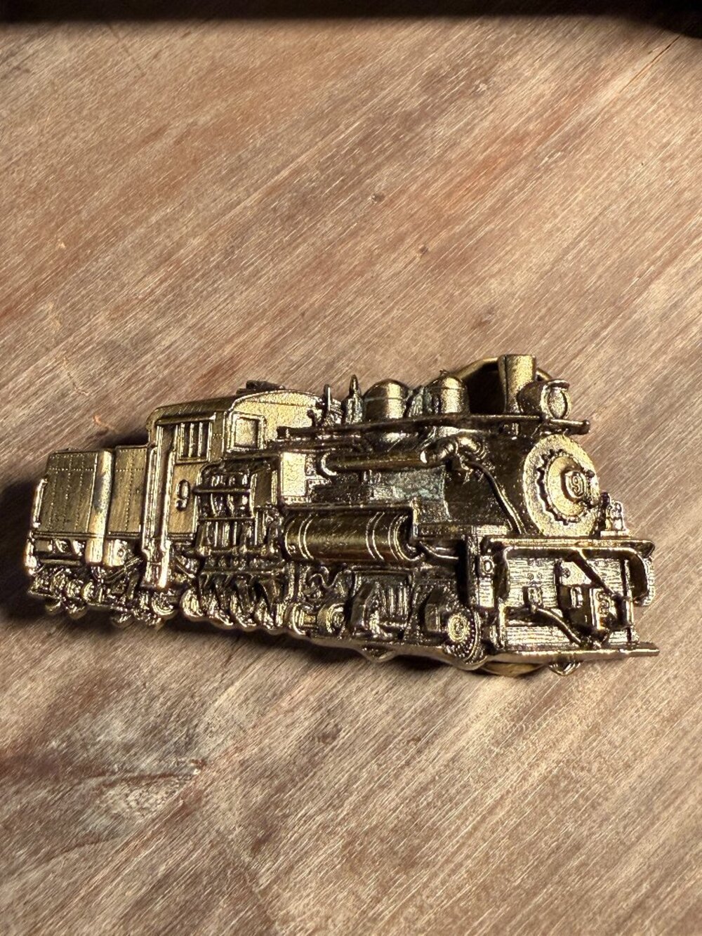 Great American Buckle Co. Steam Locomotive Train Belt Buckle USA Made #1083 3D
